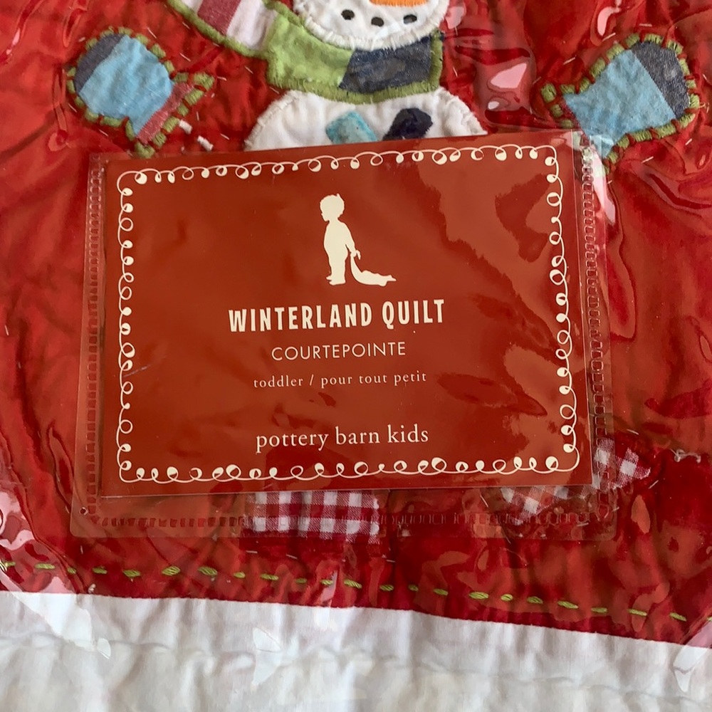 PotteryBarn Kids - toddler size - Winterland Quilt